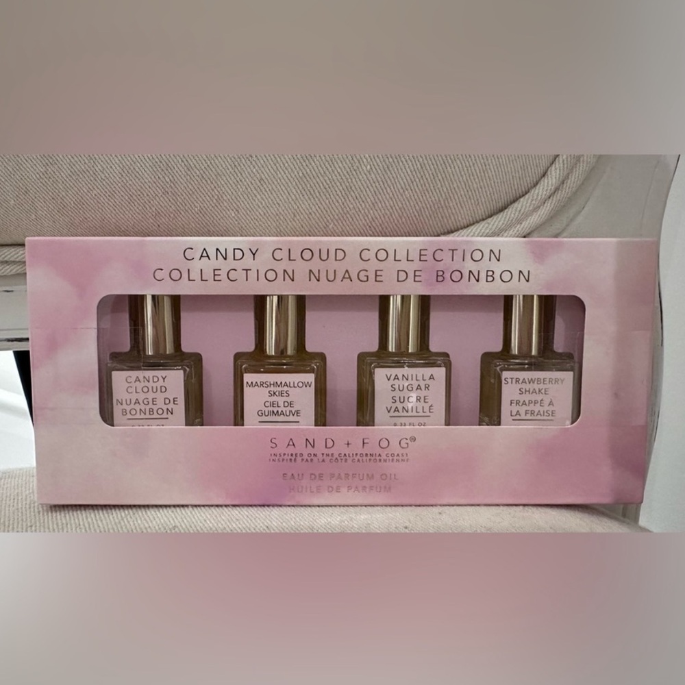 Sand + Fog Candy Cloud, Marshmallow Skies, Vanilla Sugar Perfume Set 4 x 10ml